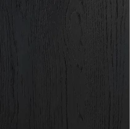 NOIR OVAL PEDESTAL DINING TABLE