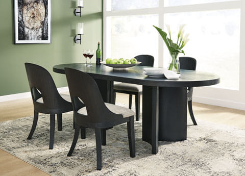 NOIR 5-PIECE DINING SET