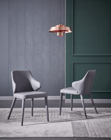 MONTEREY GREY UPHOLSTERED DINING CHAIR