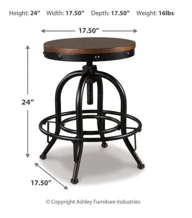 Bar and Game Room Tall Swivel Barstool (QTY 2)