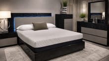 MANHATTAN QUEEN BEDROOM SET - QB, 2NS, DR/M