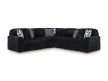 MIDNIGHT 3PC VERSION SECTIONAL IN BLACK