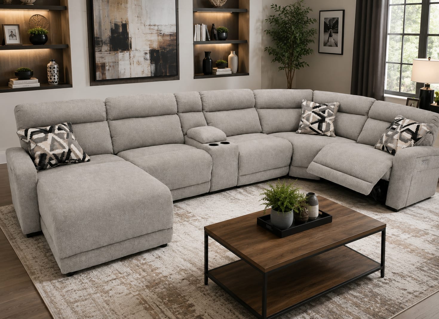 COLLEYVILLE 4-PIECE POWER RECLINING SECTIONAL WITH CHAISE