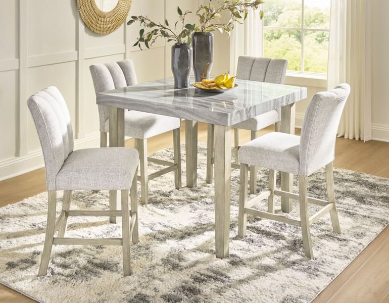 AURELIA 5-PIECE COUNTER HEIGHT DINING SET