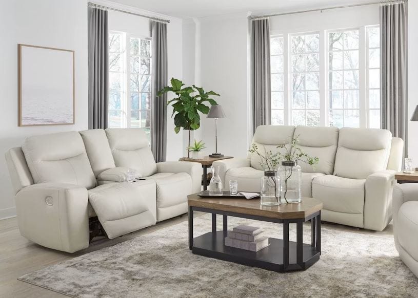 MINDANAO 2-PIECE POWER RECLINING LEATHER LIVING ROOM SET
