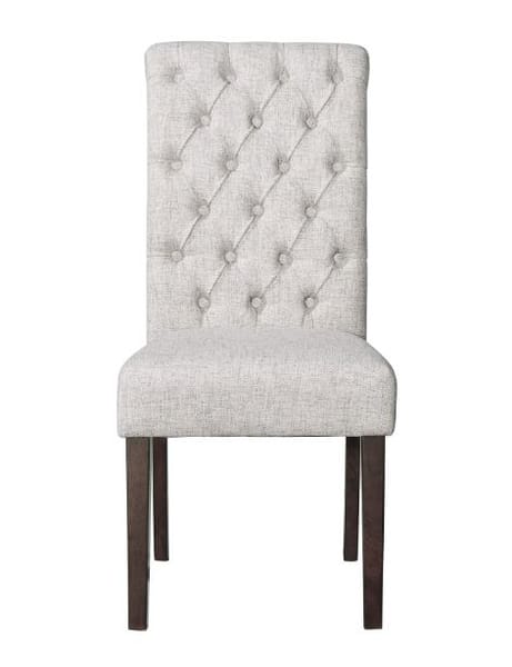 ADINTON CLASSIC UPHOLSTERED DINING CHAIR, LIGHT GRAY