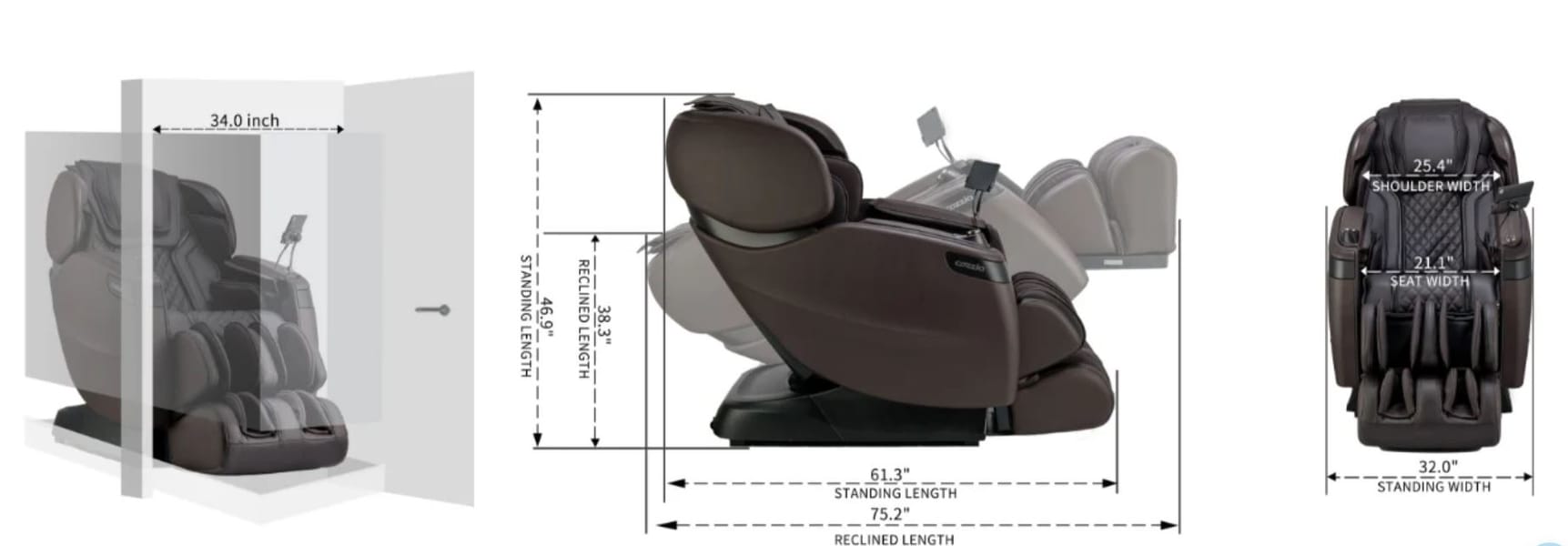COZZIA QI SE DUO MASSAGE CHAIR – CZ-712