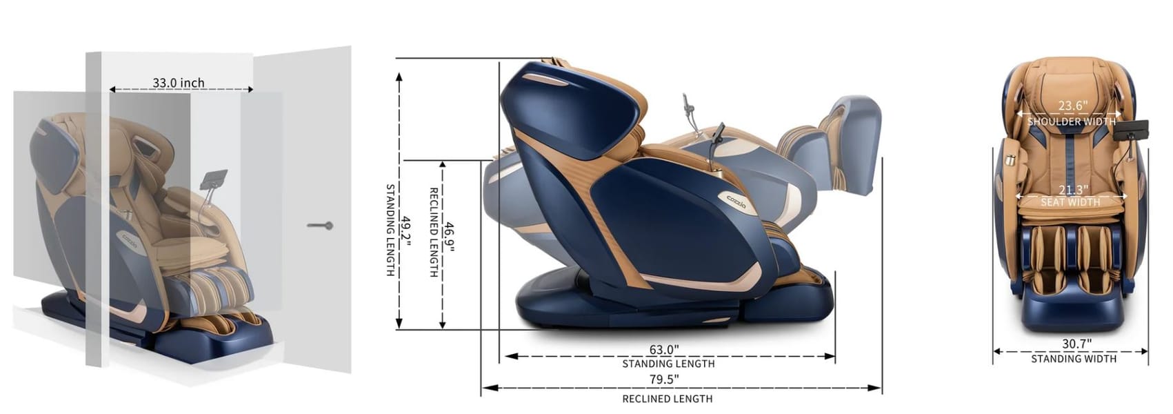 COZZIA ZEN DUO CZ-650 MASSAGE CHAIR