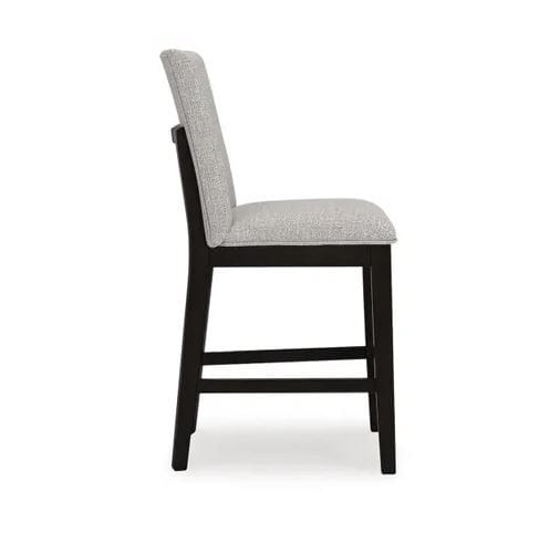 NOLAN UPHOLSTERED COUNTER HEIGHT BARSTOOL – DARK GRAYISH BROWN