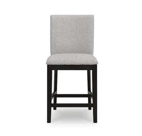 NOLAN UPHOLSTERED COUNTER HEIGHT BARSTOOL – DARK GRAYISH BROWN
