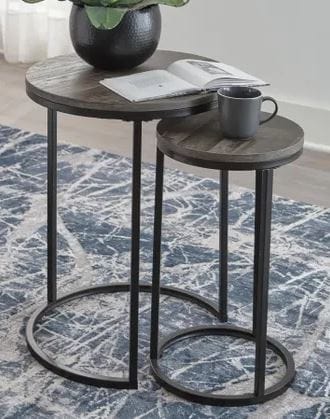 BRIELLE NESTING ACCENT TABLE SET – 2 PIECES