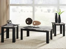 JAZMORE CONTEMPORARY COFFEE TABLE SET – 3 PIECES