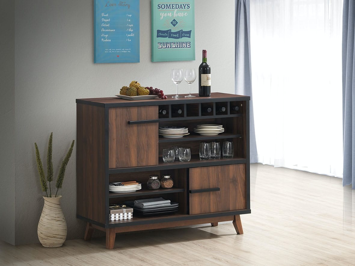 Coaster Bar and Game Room Wine Cabinet 182873