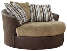 Ashley Living Room Alesbury Oversized Swivel Accent Chair 1870421