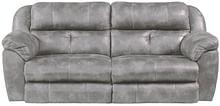 Catnapper Furniture Living Room Ferrington Power Reclining Sofa with Adjusting Headrest 61891-Steel