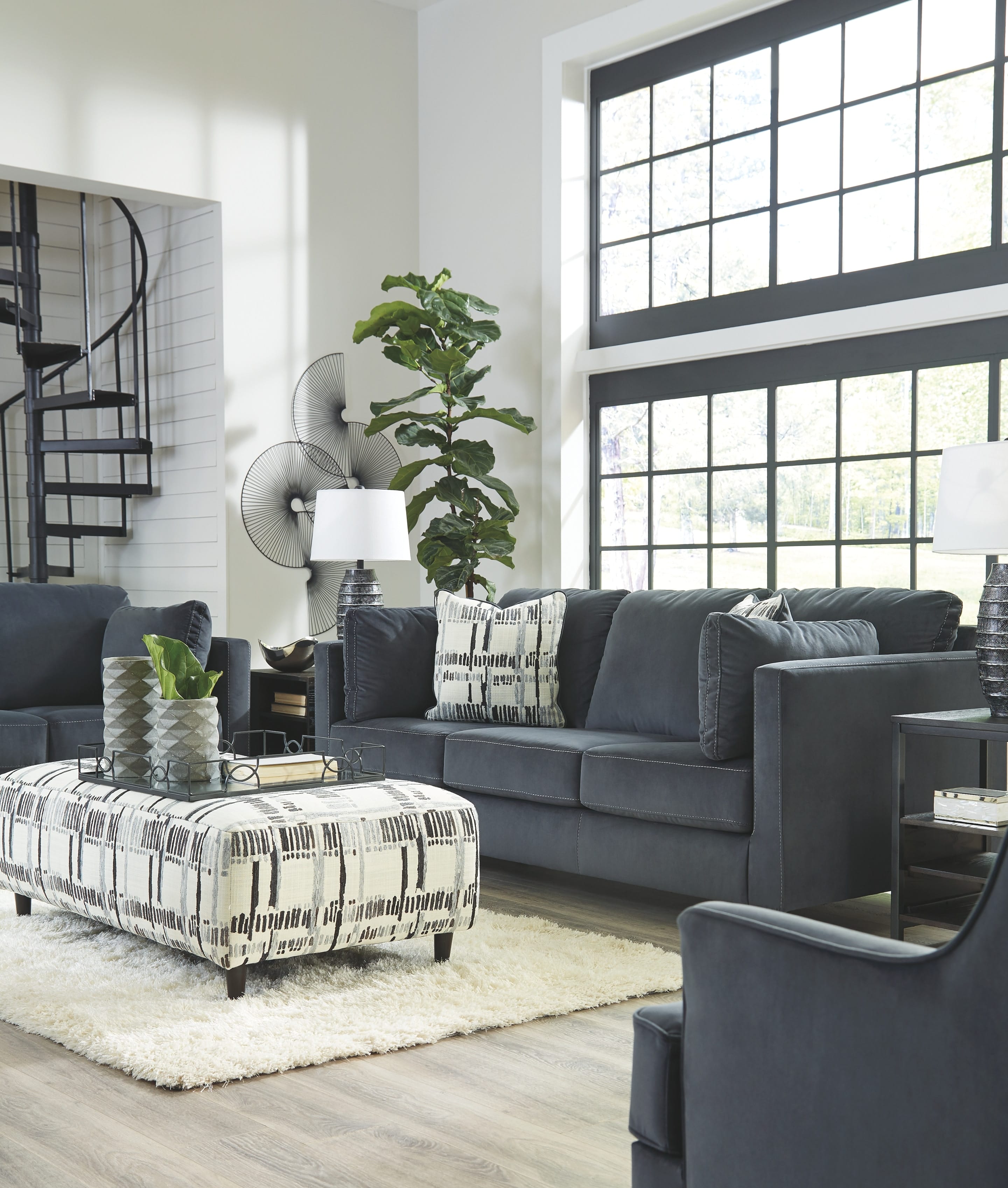 Living Room Ottomans Ashley Living Room Kennewick Oversized Accent Ottoman 1980308 at iStyle