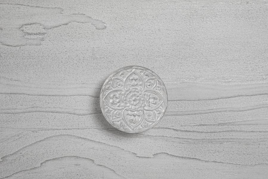 Modus Bedroom Boho Chic Nighstand In Washed White 1JQ981