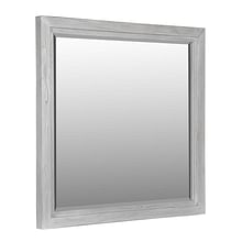 Modus Accessories Boho Chic Plain Mirror In Washed White 1JQ983B