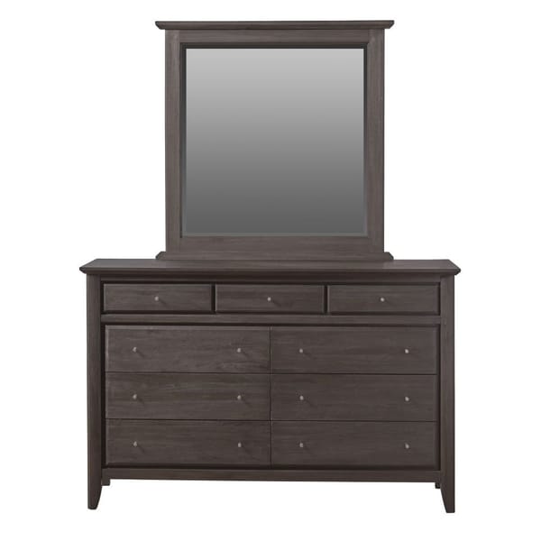 Modus Bedroom City II Nine Drawer Dresser In Basalt Gray 1X5782