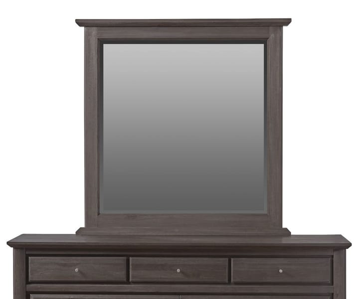 Modus Accessories City II Beveled Glass Mirror In Basalt Gray 1X5783
