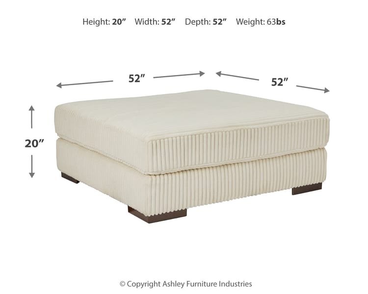 Linda Oversized Accent Ottoman