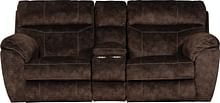 Catnapper Furniture Living Room Sedona Lay Flat Reclining Console Loveseat 62229