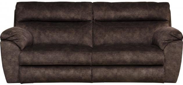 Catnapper Furniture Living Room Sedona Power Headrest Lay Flat Reclining Sofa 62221-Mocha