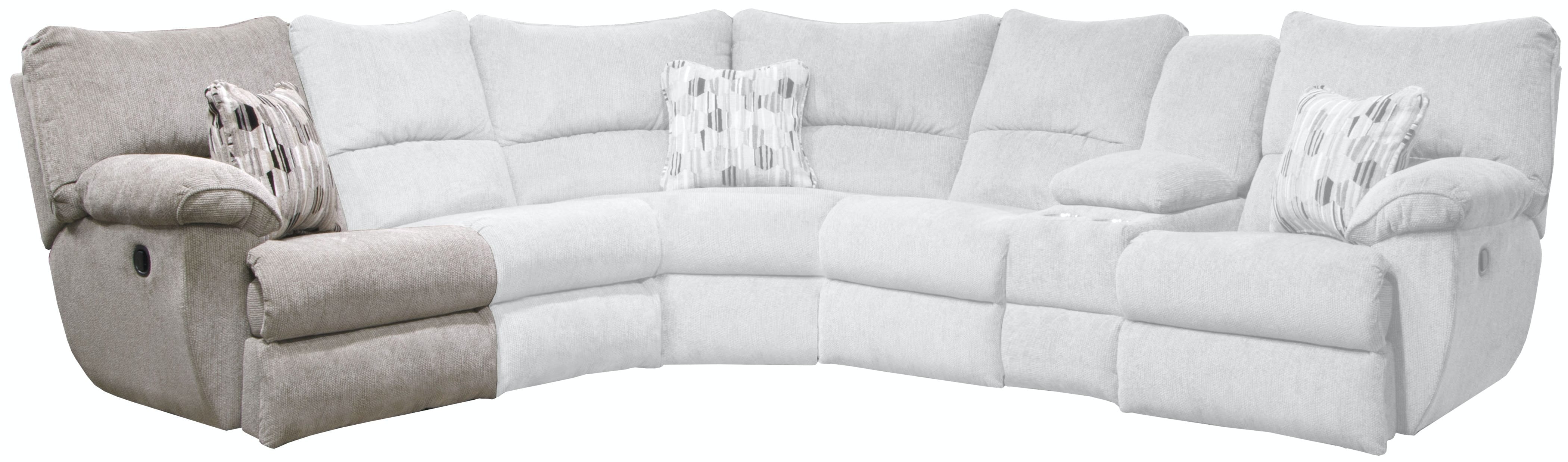 Catnapper Furniture Living Room Lay Flat Reclining Left Side Facing 2256-Pewter