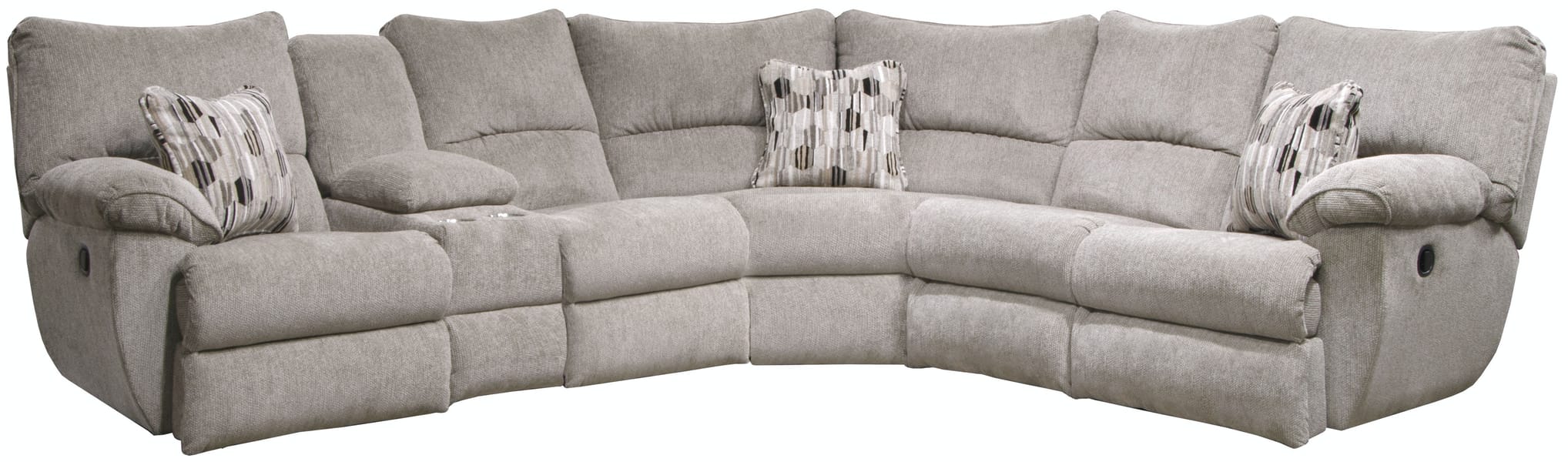 Catnapper Furniture Living Room 225-Pewter Sectional