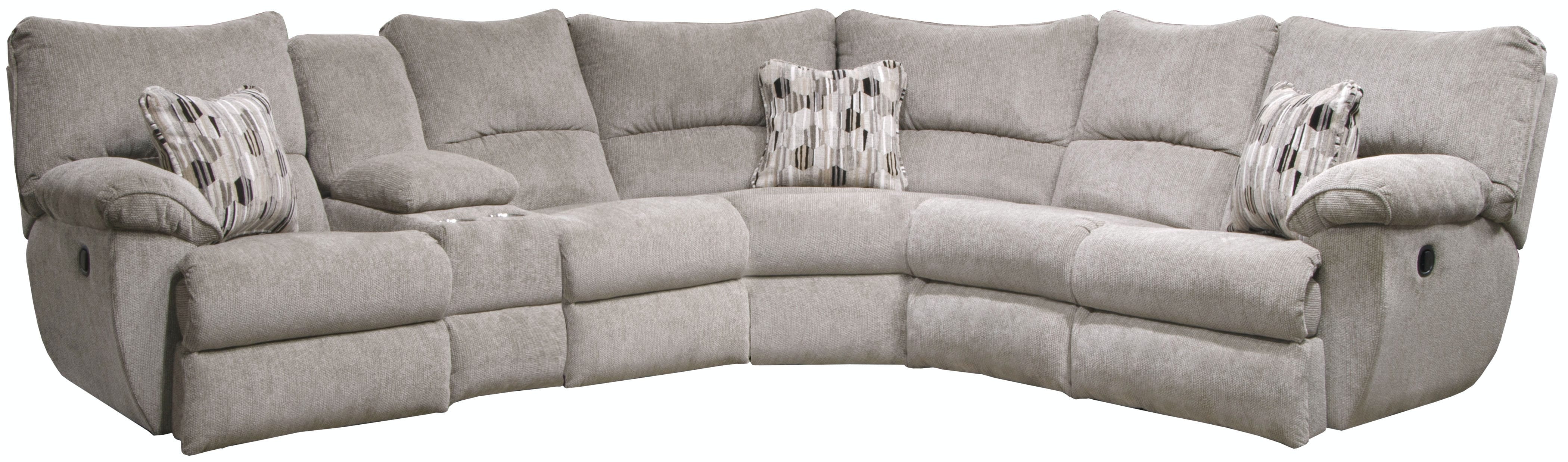 Catnapper Furniture Living Room 225-Pewter Sectional
