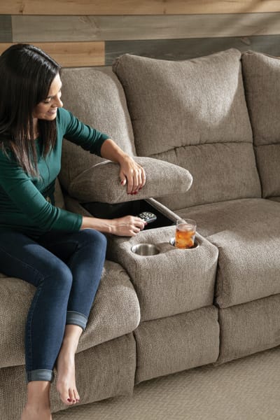 Catnapper Furniture Living Room 225-Pewter Sectional