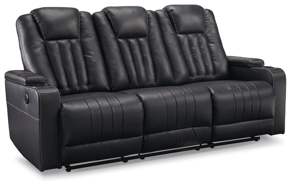 Ashley Living Room Center Point Reclining Sofa with Drop Down Table 2400489