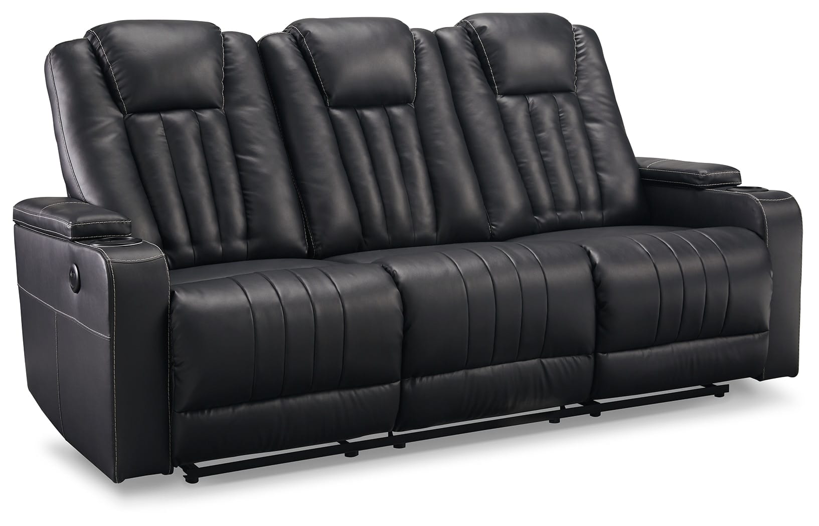 Ashley Living Room Center Point Reclining Sofa with Drop Down Table 2400489