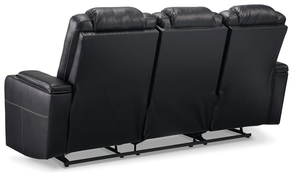 Ashley Living Room Center Point Reclining Sofa with Drop Down Table 2400489