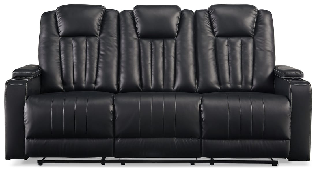 Ashley Living Room Center Point Reclining Sofa with Drop Down Table 2400489