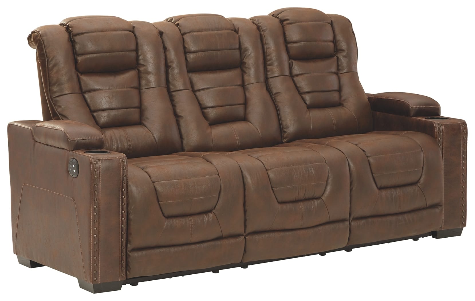 Ashley Living Room Owner's Box Power Reclining Sof...