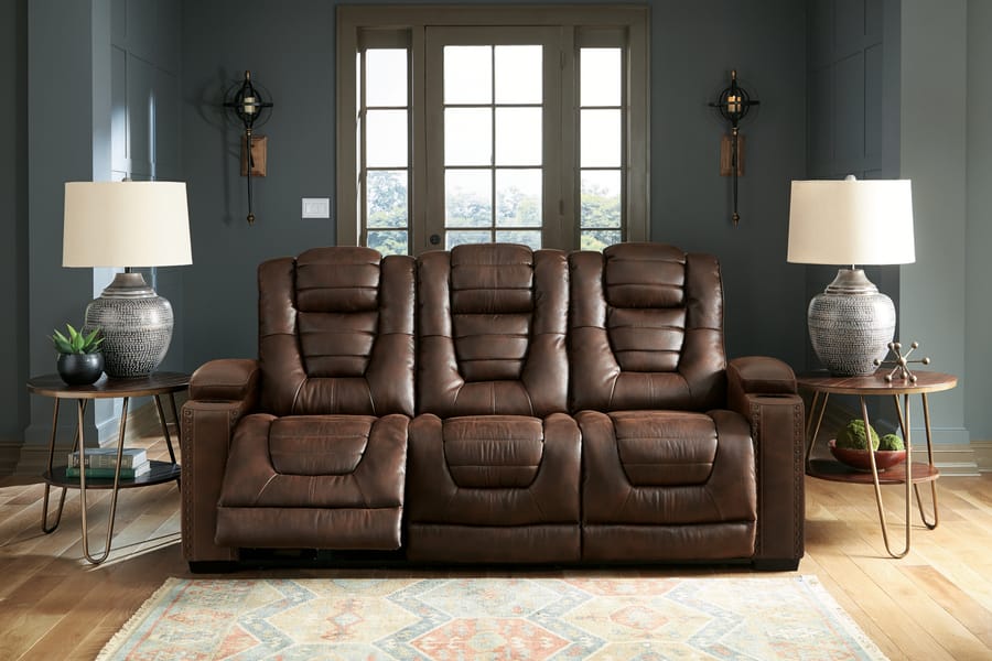 Ashley Living Room Owner's Box Power Reclining Sofa 2450515