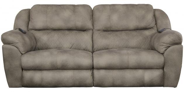 Catnapper Furniture Living Room Power Head with Lumb Power Lay Flat Rec Sofa with Dual Heat and Massage 762451