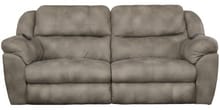 Catnapper Furniture Living Room Power Head with Lumb Power Lay Flat Rec Sofa with Dual Heat and Massage 762451