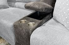 Catnapper Furniture Living Room Console Storage Box 2819-Smoke