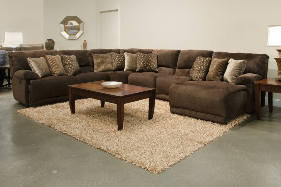 Catnapper Furniture Living Room Wedge 2818-Chocolate