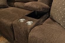 Catnapper Furniture Living Room Console Storage Box 2819-Chocolate