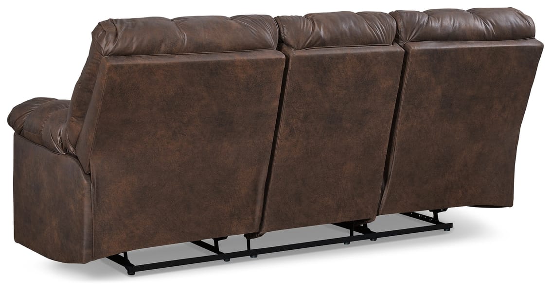 Ashley Living Room Derwin Reclining Sofa with Drop Down Table 2840189