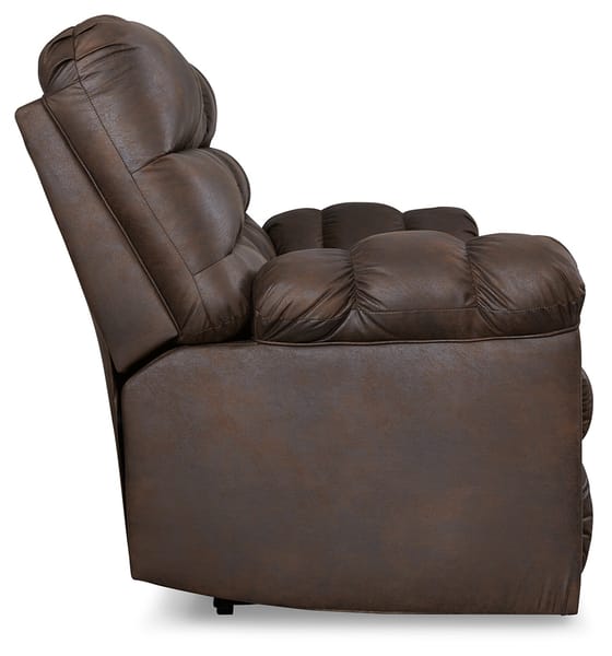 Ashley Living Room Derwin Reclining Sofa with Drop Down Table 2840189