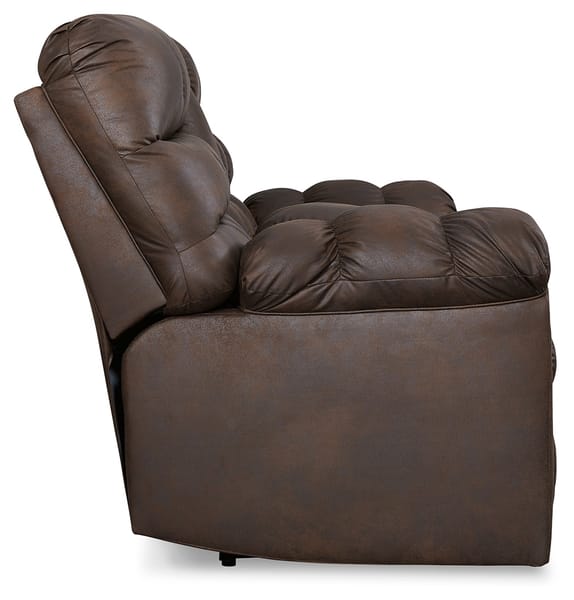 Ashley Living Room Derwin Reclining Loveseat with Console 2840194