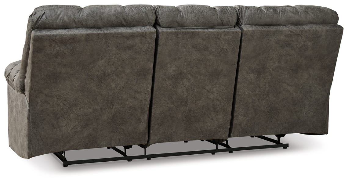 Ashley Living Room Derwin Reclining Sofa with Drop Down Table 2840289