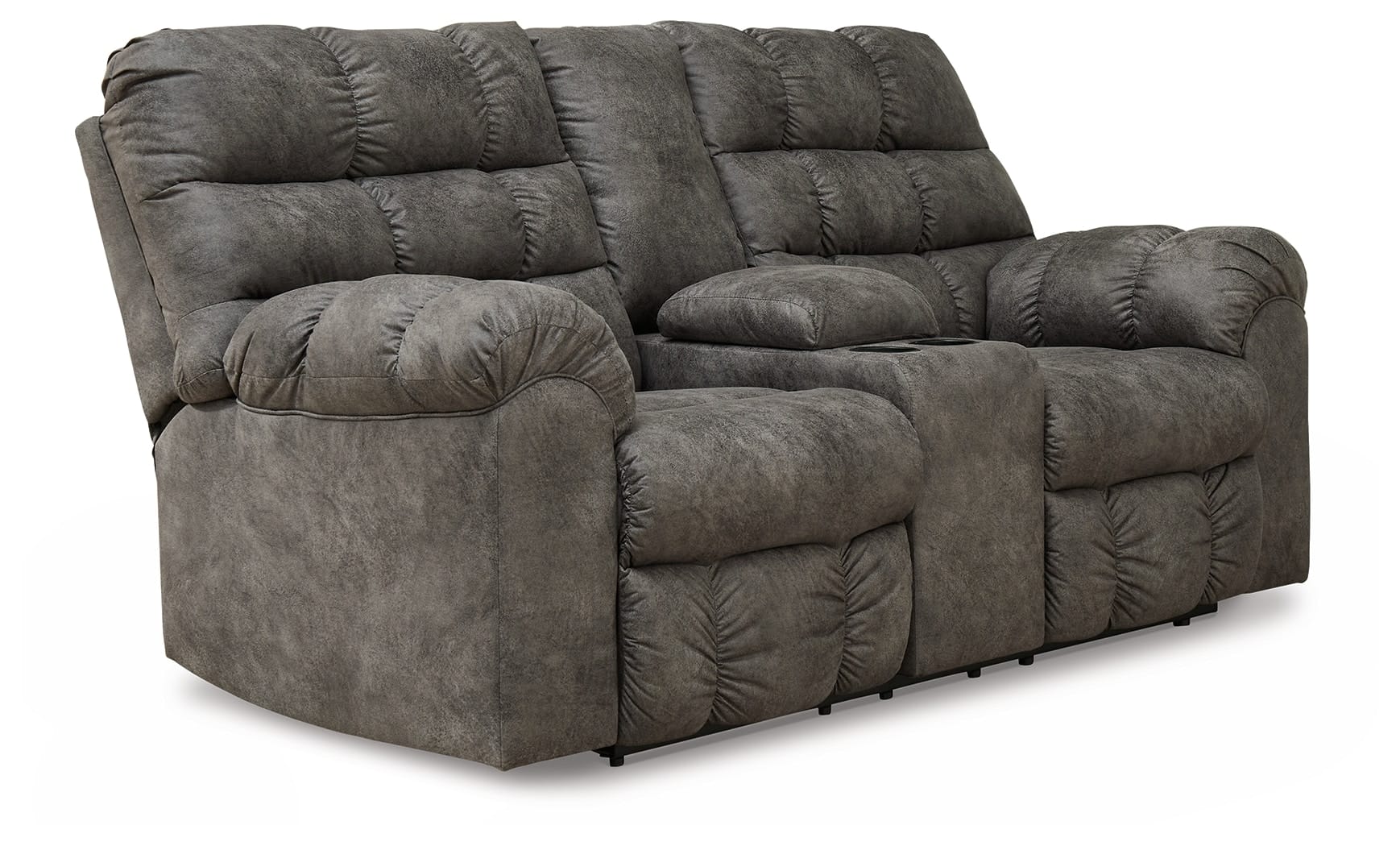 Ashley Living Room Derwin Reclining Loveseat with Console 2840294