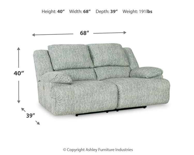 Ashley Living Room McClelland Power Reclining Loveseat 2930274