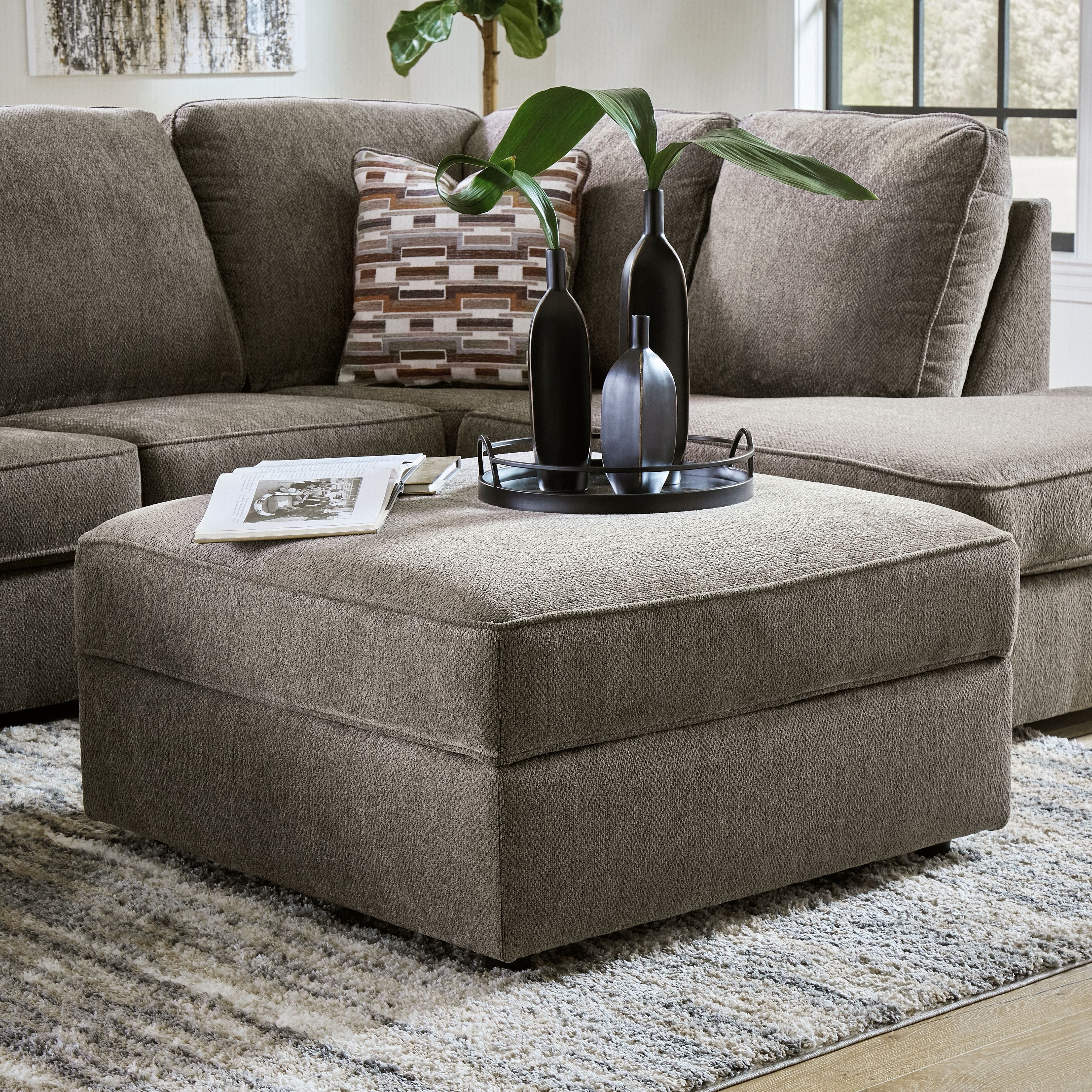 Living Room Ottomans Ashley Living Room O'Phannon Ottoman