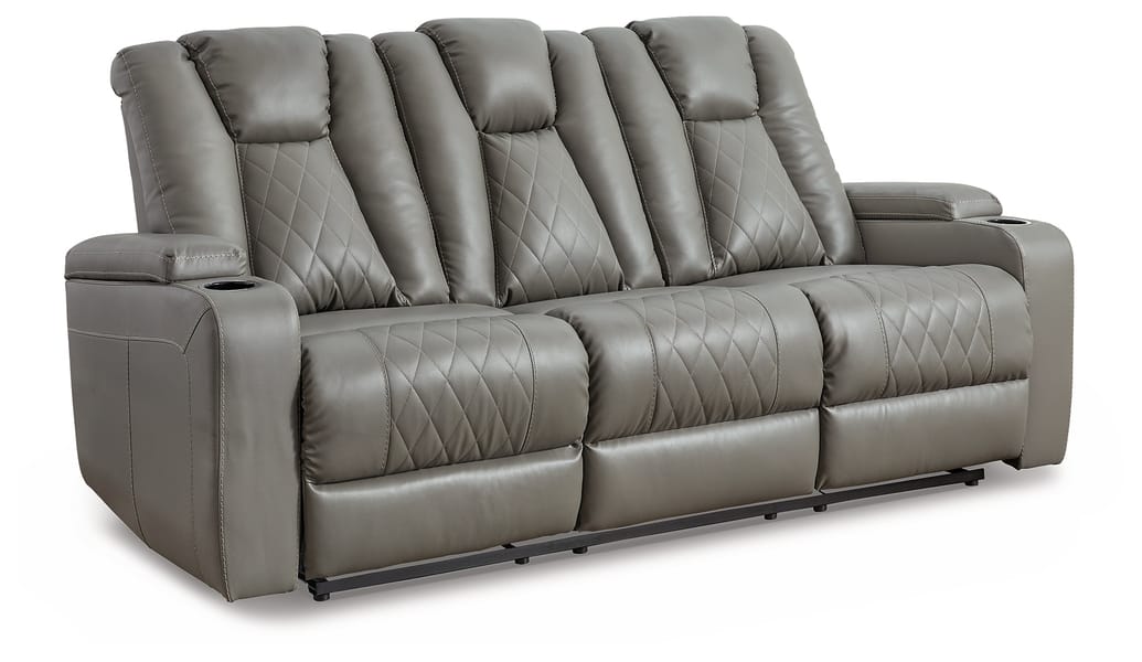 Ashley Living Room Mancin Reclining Sofa with Drop Down Table 2970289